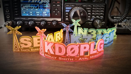 Decorative Acrylic Call Sign Display Decorative Acrylic Call Sign Display